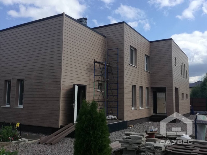 Металлический сайдинг для фасада дома в России